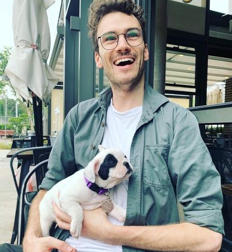 Tom & Dog Tom Elphick with his dog