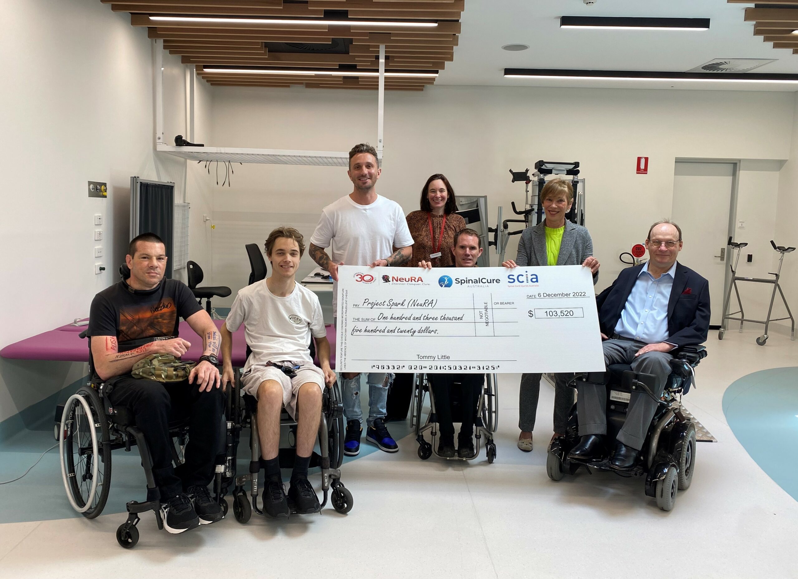 Tommy Little presents over $100,000 to Project Spark