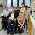 Prof Marc Ruitenberg and his team with Duncan Wallace