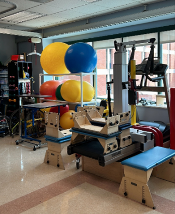 The paediatric gym space at Kennedy Krieger (International Centre for Spinal Cord Injury) Baltimore, Maryland